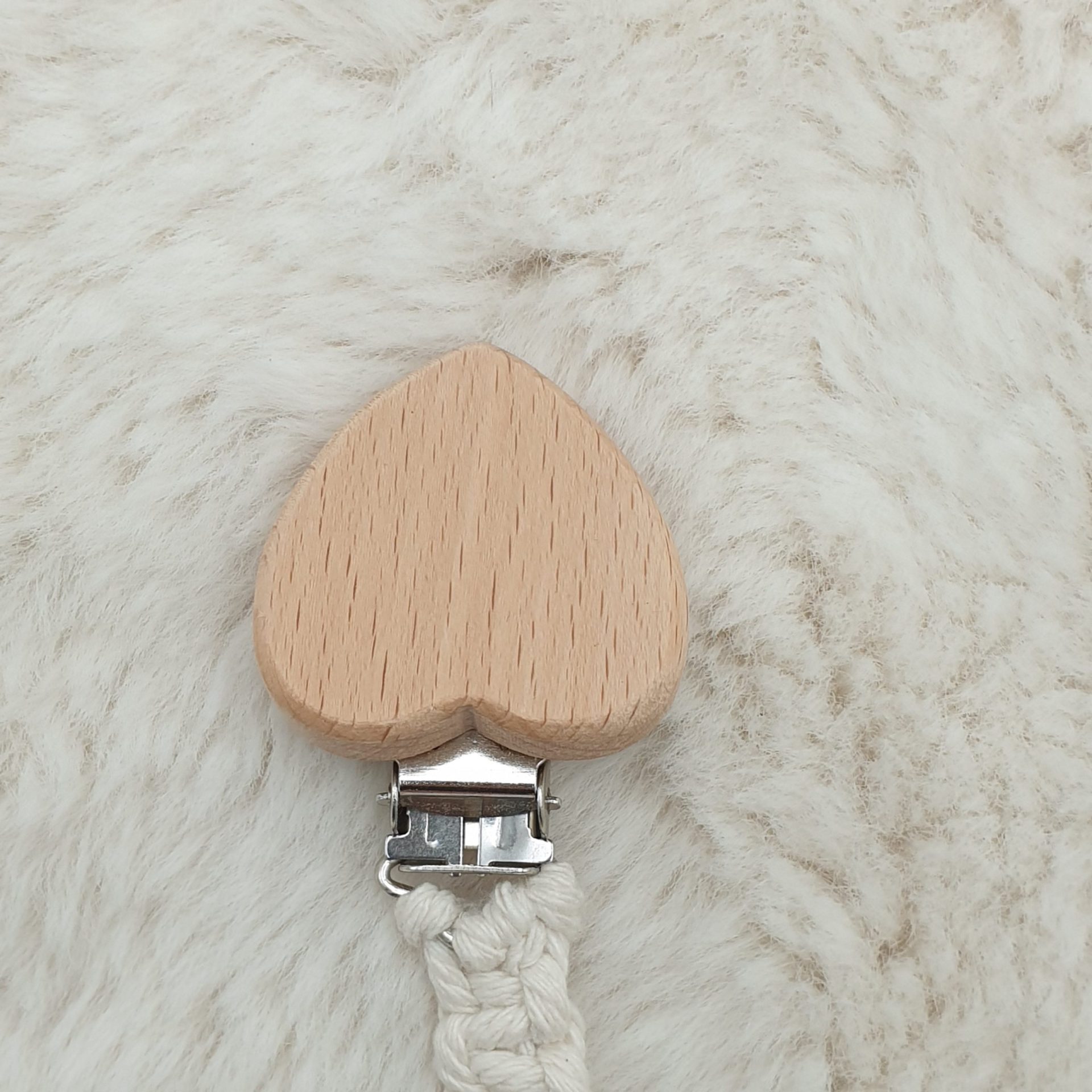 Attache Doudou - Beige & Attaches Coeur – Image 3