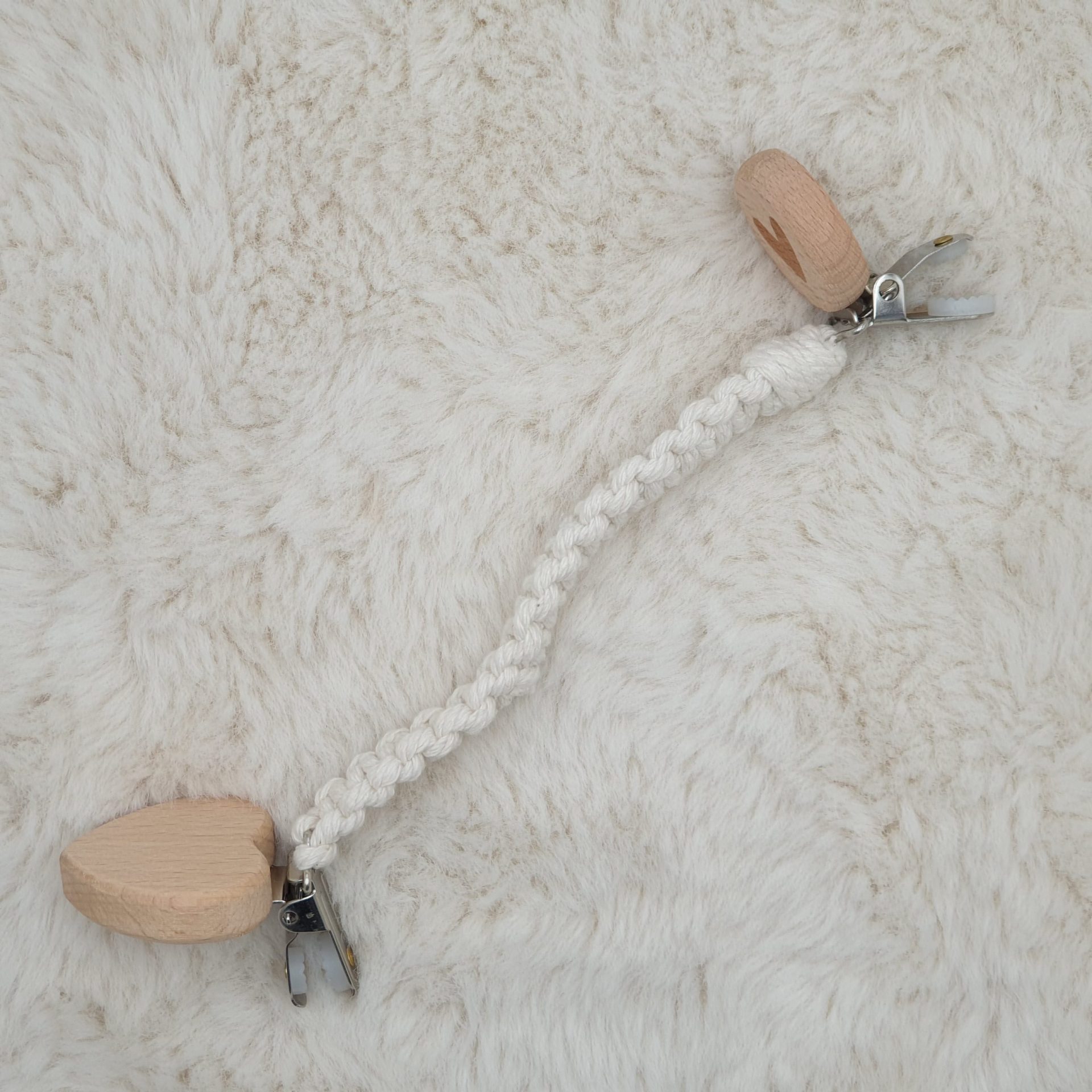 Attache Doudou - Beige & Attaches Coeur – Image 5