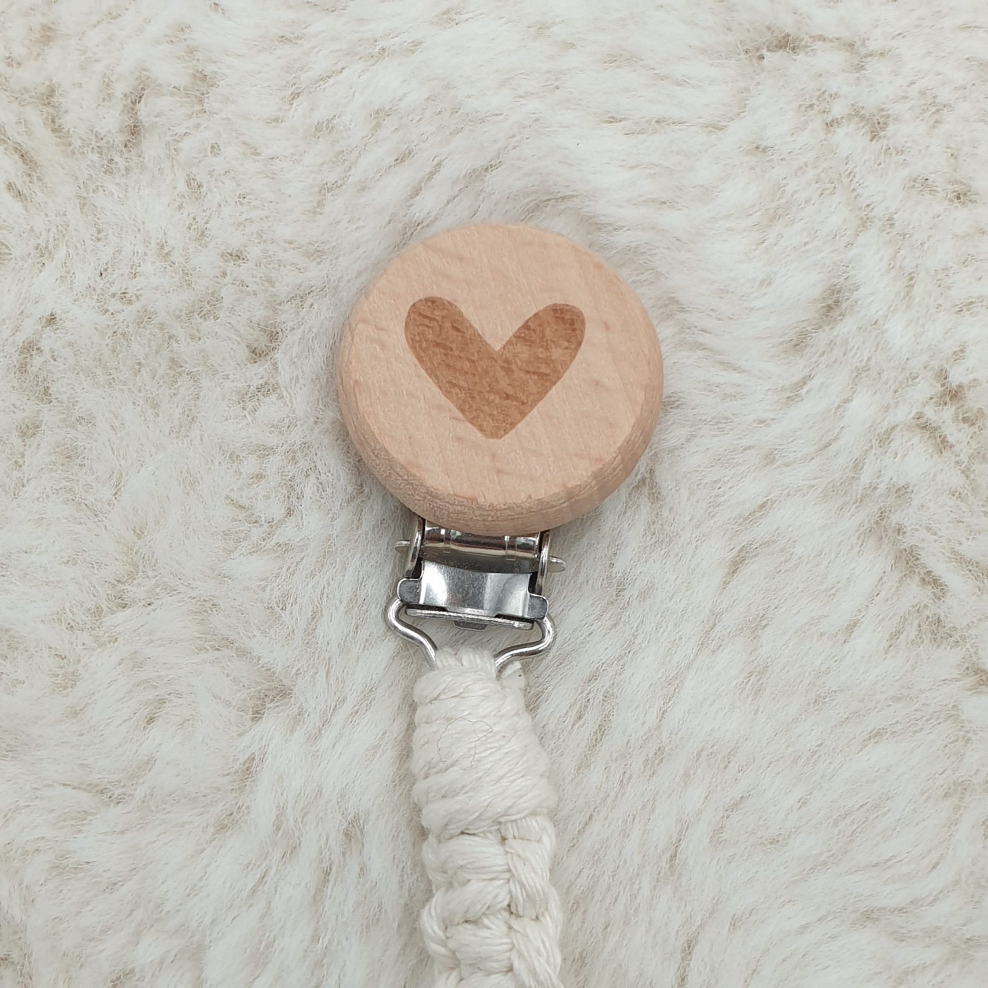 Attache Doudou - Beige & Attaches Coeur – Image 4
