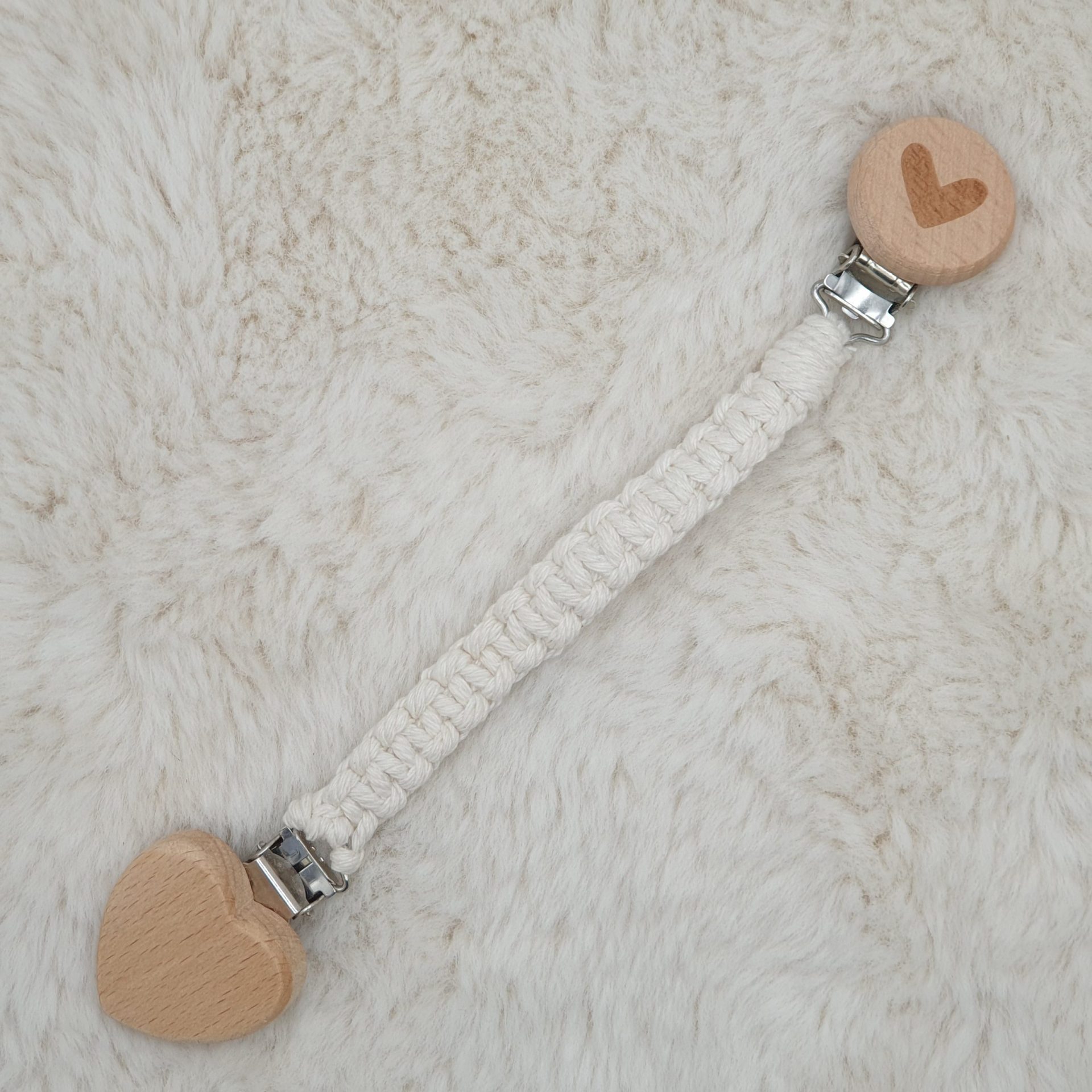 Attache Doudou - Beige & Attaches Coeur – Image 6