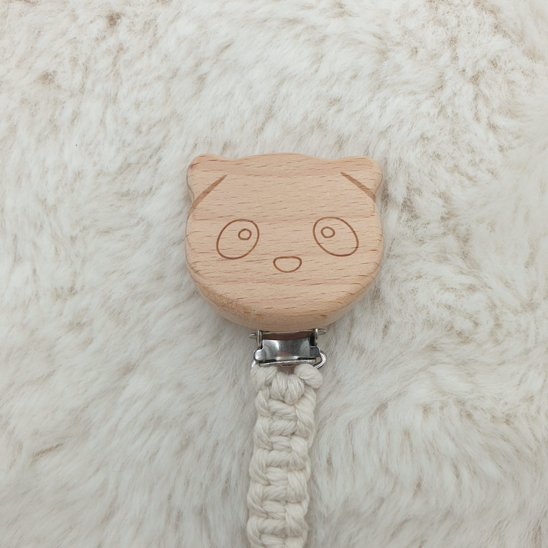 Attache Doudou - Beige & Attaches Nounours et Panda – Image 4
