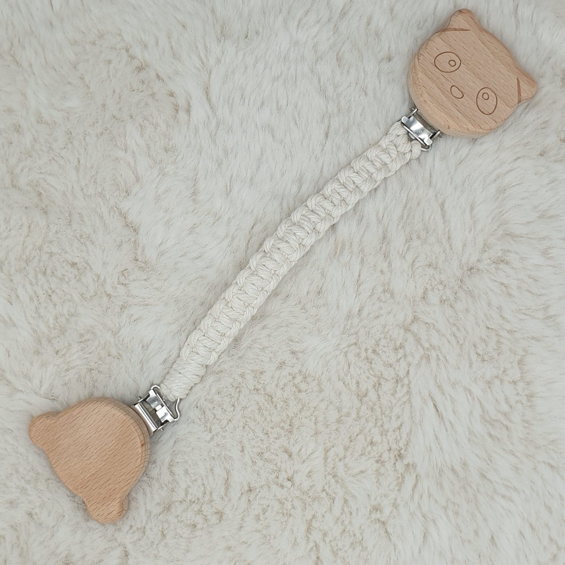Attache Doudou - Beige & Attaches Nounours et Panda – Image 6