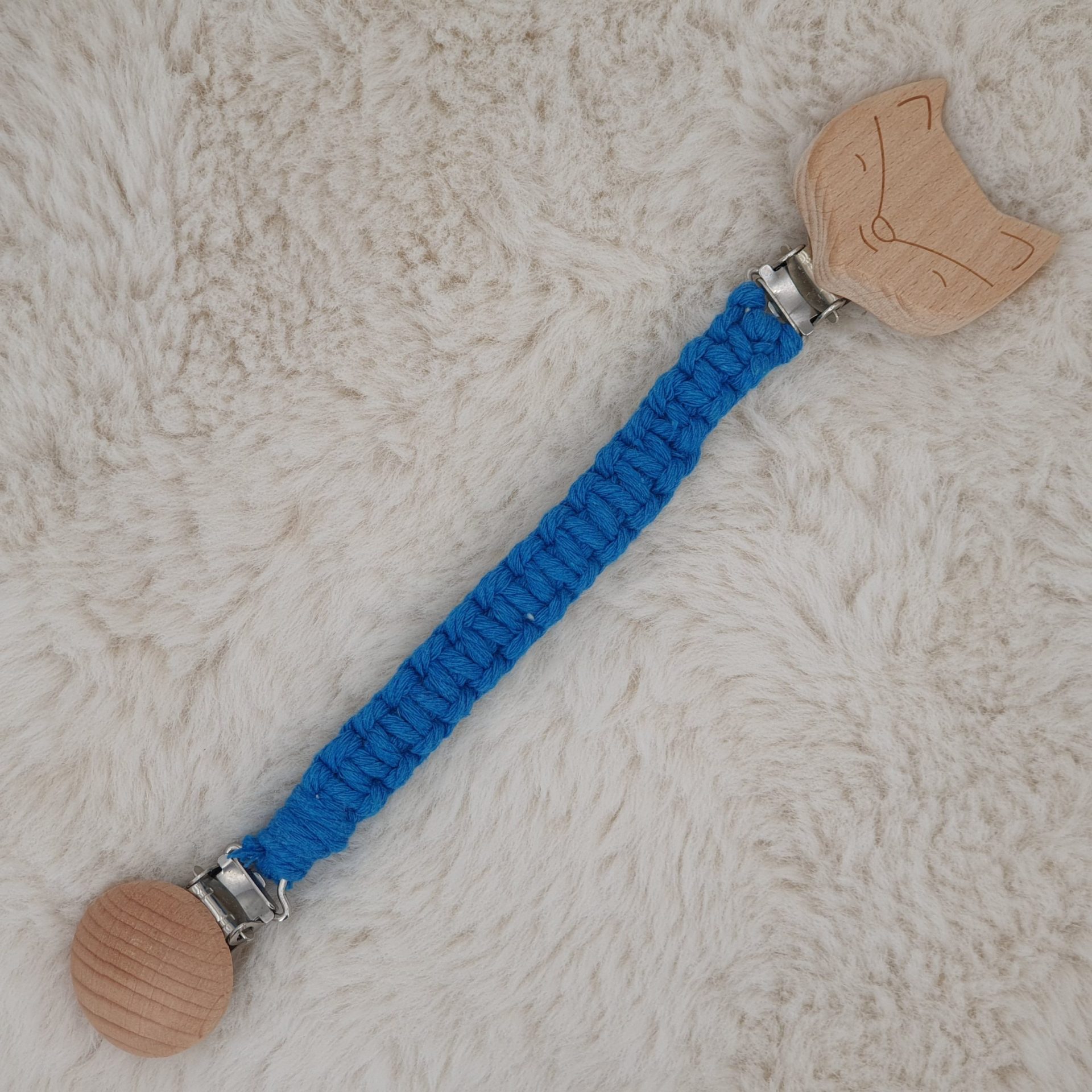 Attache Doudou - Bleu & Attaches Renard et Rond – Image 4