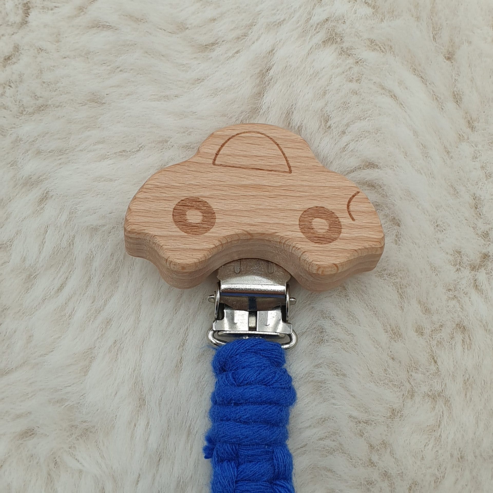 Attache Doudou - Bleu & Attaches Voiture et Nuage – Image 2