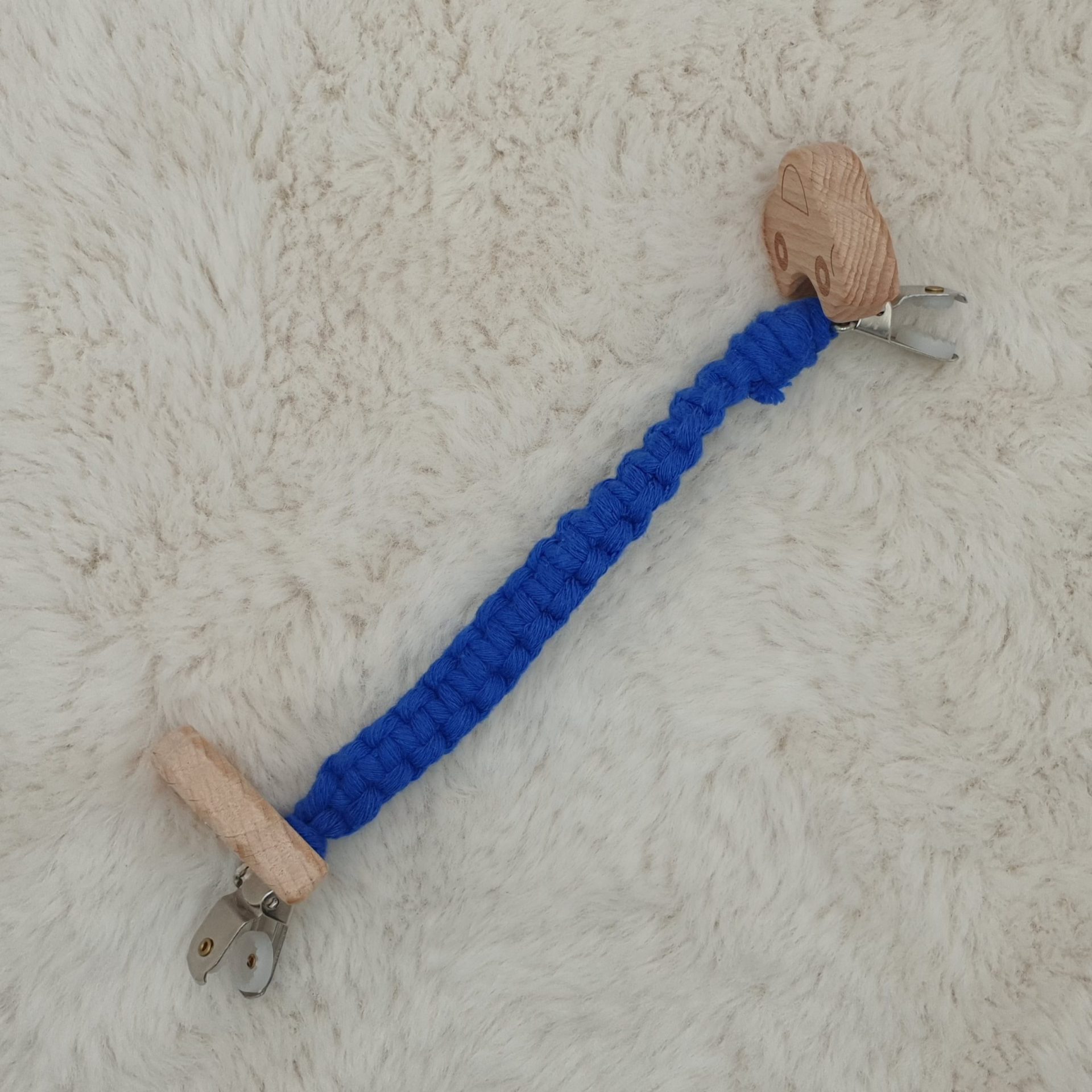 Attache Doudou - Bleu & Attaches Voiture et Nuage – Image 4