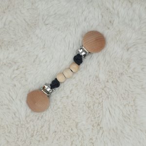 Attache Serviette de Table – Noir & Attaches Rond