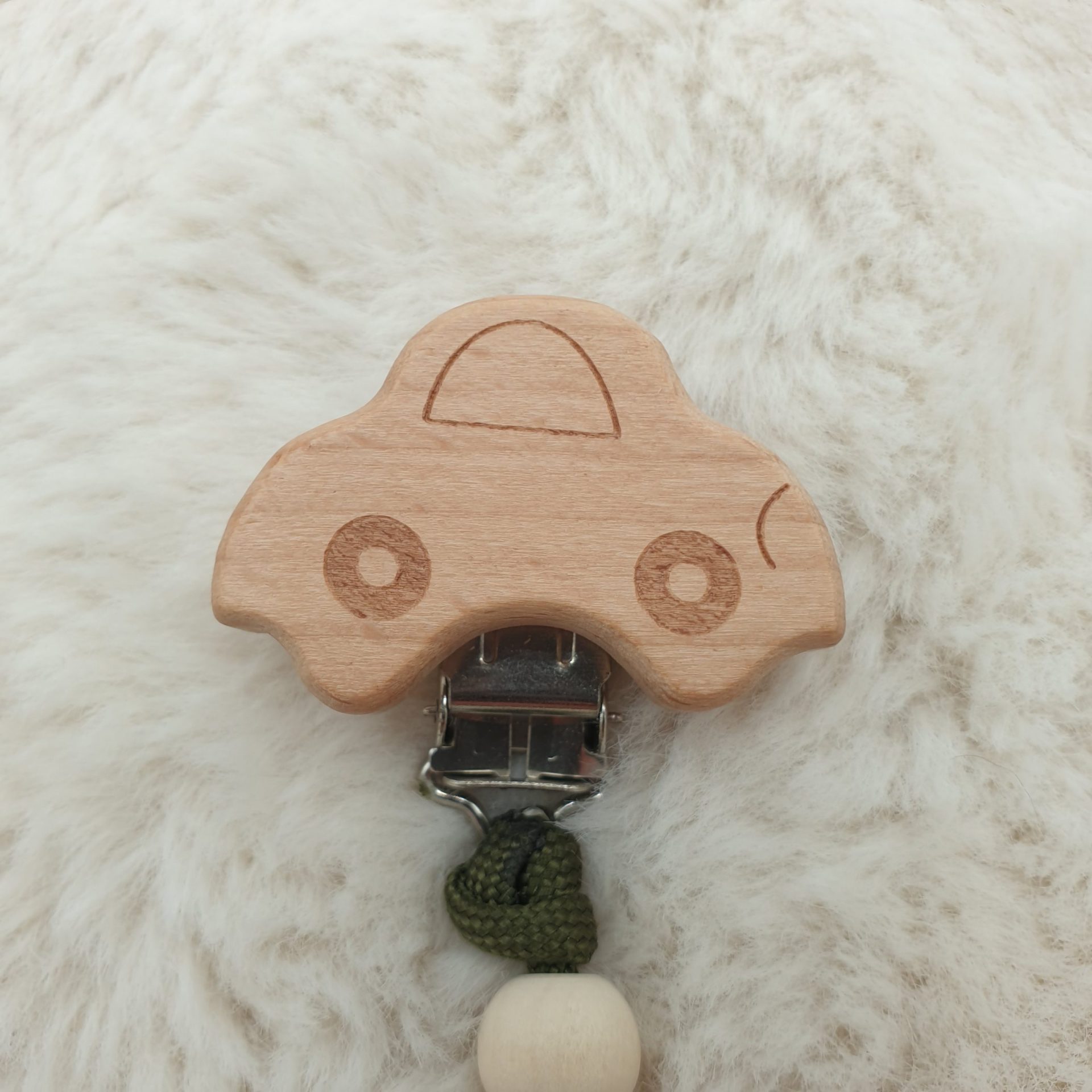 Attache Serviette de Table – Vert & Attaches Rond et Voiture – Image 4