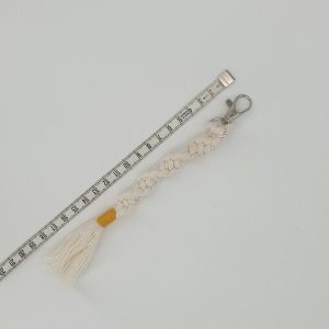 Porte-clés – Beige torsadé