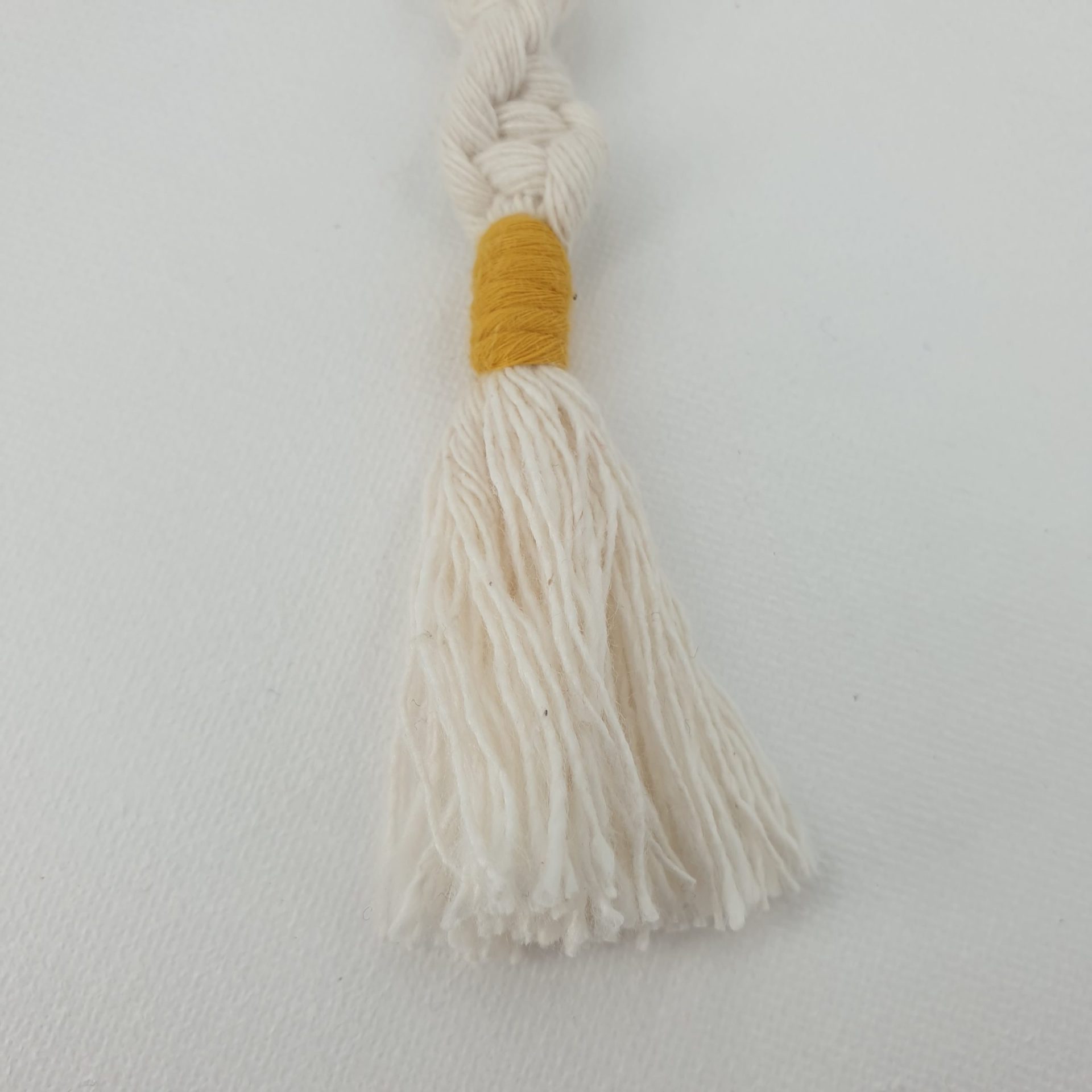 Porte-clés – Beige torsadé – Image 3
