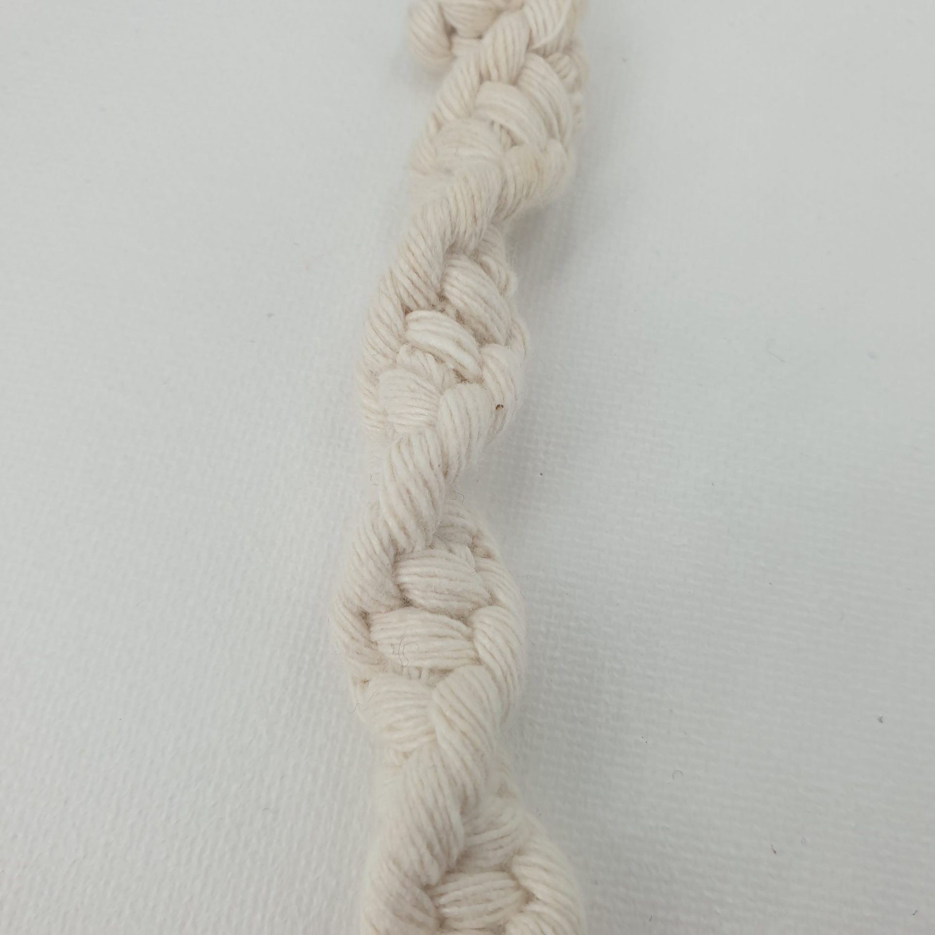 Porte-clés – Beige torsadé – Image 2
