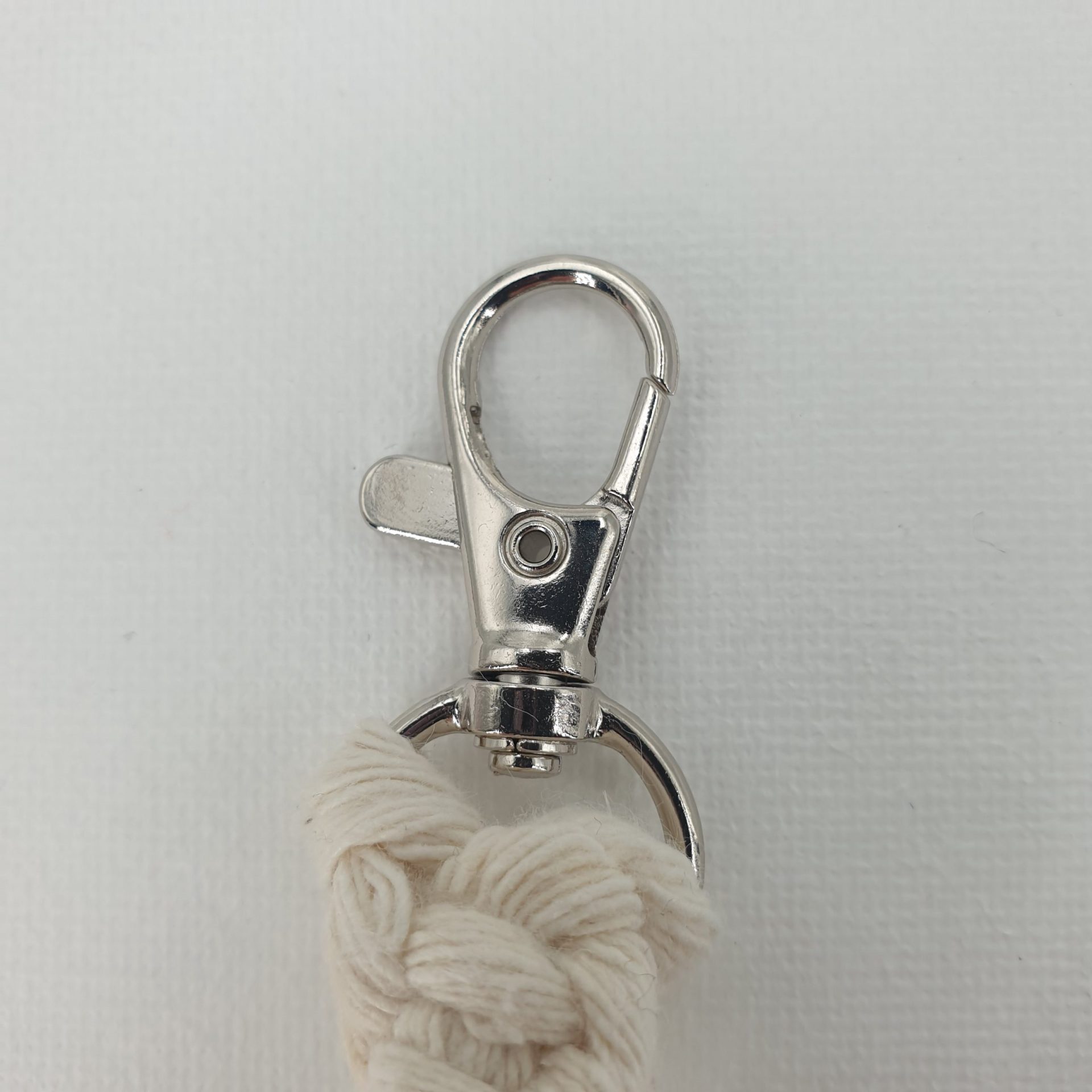 Porte-clés – Beige torsadé – Image 4