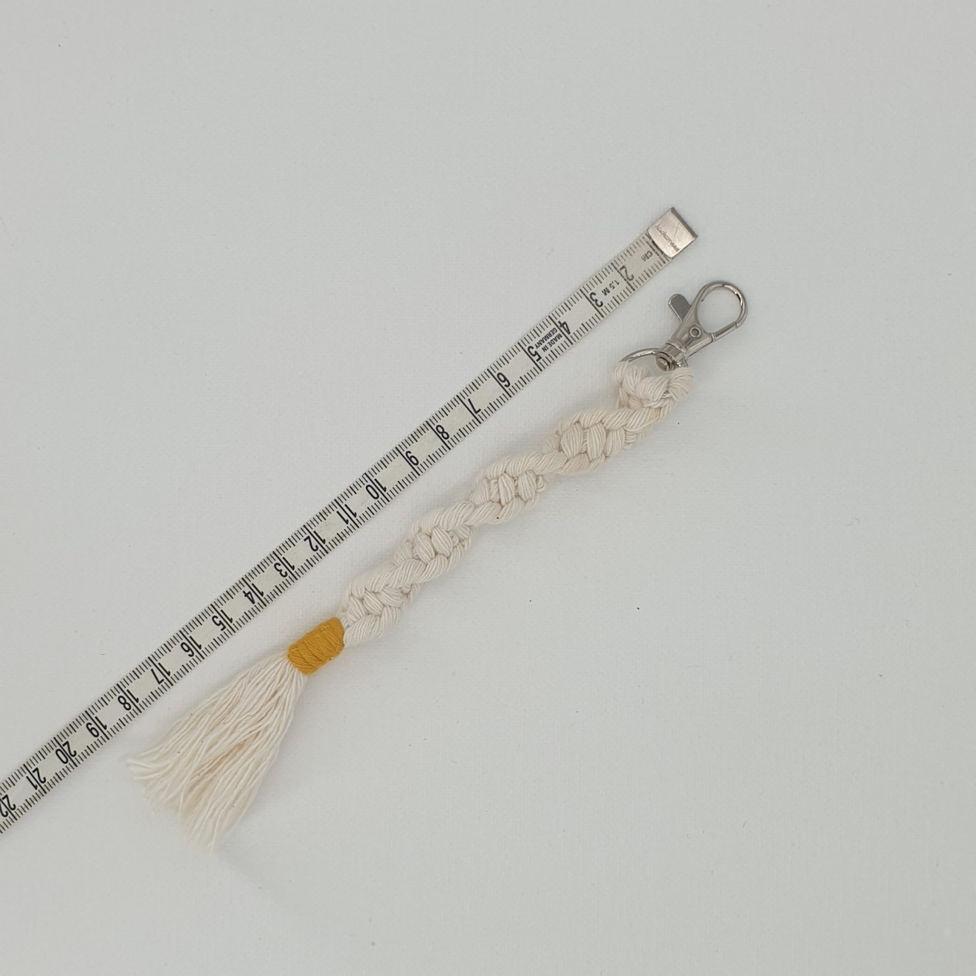 Porte-clés – Beige torsadé